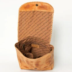 American Darling Buckskin Backpack -Weaver Leather Cowboy Store ADBGZ261G