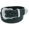 Ariat Men's Black Floral Embossed Belt