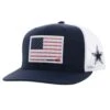 Hooey Dallas Cowboys Flag Cap -Weaver Leather Cowboy Store BLWH 1