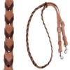 Martin Saddlery 3/4" Chocolate Latigo Lacing Barrel Reins -Weaver Leather Cowboy Store BR34BLL e