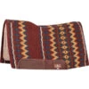 Classic Equine ESP Contoured Fit Saddle Pad - Burgundy/Navy -Weaver Leather Cowboy Store CESPCW3422BGNV e