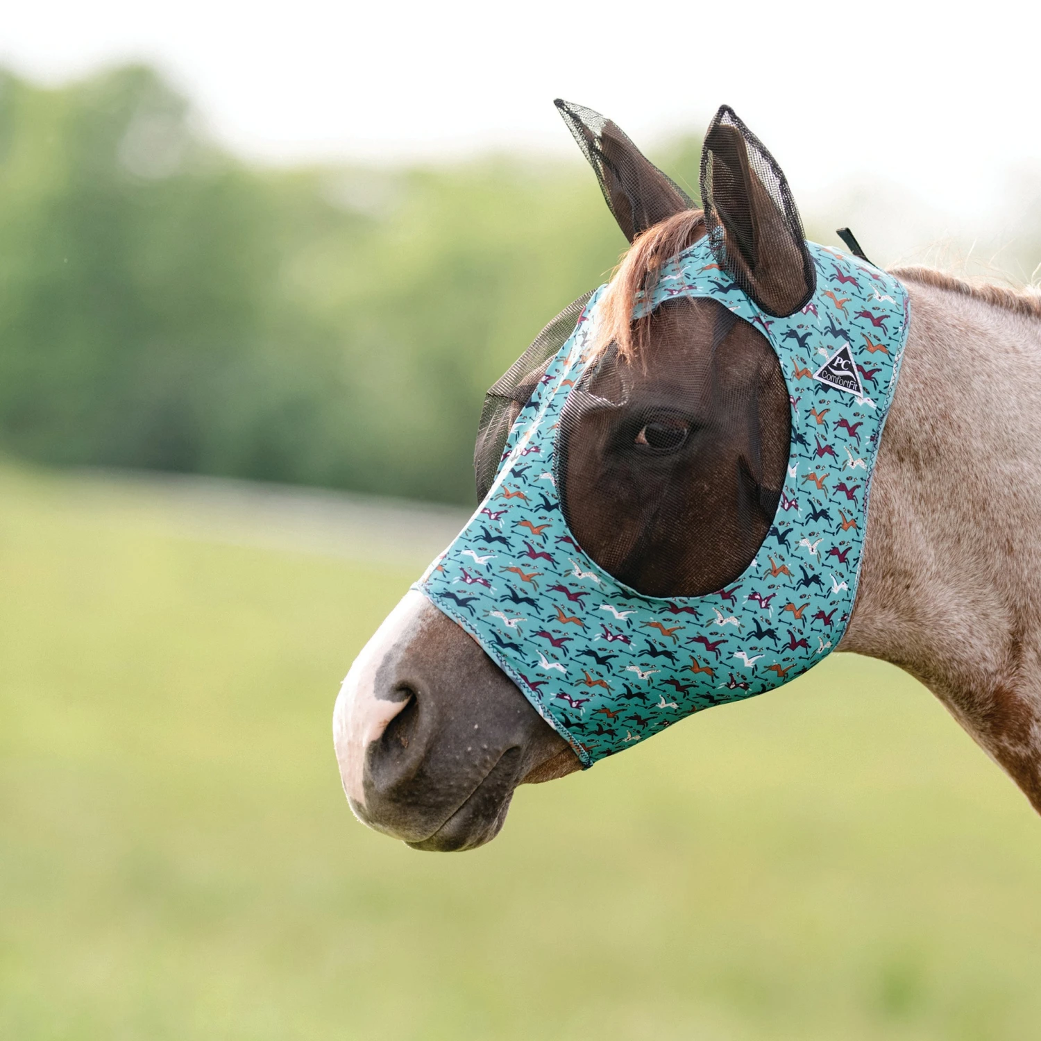 Professional's Choice Pony Tracks Cob Fly Mask 3 Professional's Choice Pony Tracks Cob Fly Mask