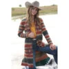 Cruel Girl Navy/Rust/Tan Duster -Weaver Leather Cowboy Store CWK7408001 1