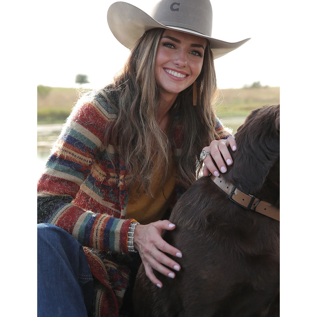 Cruel Girl Navy/Rust/Tan Duster 5 Cruel Girl Navy/Rust/Tan Duster - Image 3