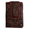 M&F Western Products- Chestnut Floral Magnet Money Clip -Weaver Leather Cowboy Store DW67