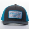 Dally Up Charcoal And Neon Blue Patch Cap -Weaver Leather Cowboy Store Dally 65 1600x 5dd554e9 e6b1 4566 a4be b45f01fd7bfa