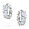 Montana Silversmiths Crystal Hoop Earrings