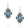 Montana Silversmiths Turquoise Star Pendant Earrings