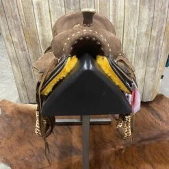 Double T 13 Inch Cheetah Roughout Saddle -Weaver Leather Cowboy Store Front 39c989b9 9e8f 4727 a97b af20ebf409e3