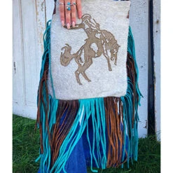 American Darling Conceal Carry Bronc Hide Purse -Weaver Leather Cowboy Store IMG 5128