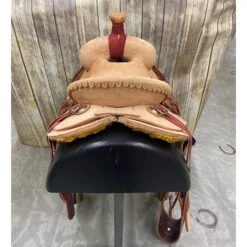 HR Saddlery 15.5 Inch Rig Seat Association Saddle -Weaver Leather Cowboy Store IMG 8543
