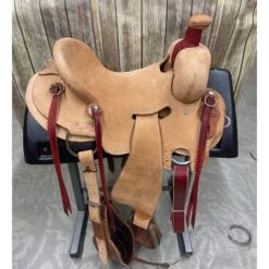 HR Saddlery 15.5 Inch Rig Seat Association Saddle -Weaver Leather Cowboy Store IMG 8544