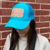 McIntire Saddlery Turquoise Spring Fiesta Foam Cap