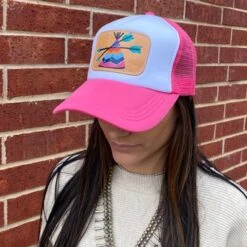 McIntire Saddlery Foam Teepee Patch Cap -Weaver Leather Cowboy Store IMG 5665