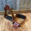 Nettles 3" Cherry Barrel Stirrup -Weaver Leather Cowboy Store IMG 7062