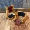 Nettles 3" Varnish Finish Barrel Stirrup -Weaver Leather Cowboy Store IMG 7068
