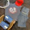 Red, White And Rope Kid's Tee -Weaver Leather Cowboy Store IMG 7729
