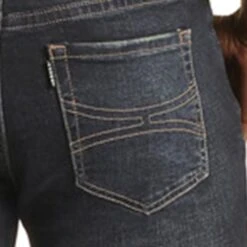 Hooey Slim Fit Straight Leg Reflex Jeans By Rock & Roll -Weaver Leather Cowboy Store M1R3568 P