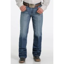 Cinch Men's Relaxed Fit Grant-Medium Stonewash -Weaver Leather Cowboy Store MB53937001