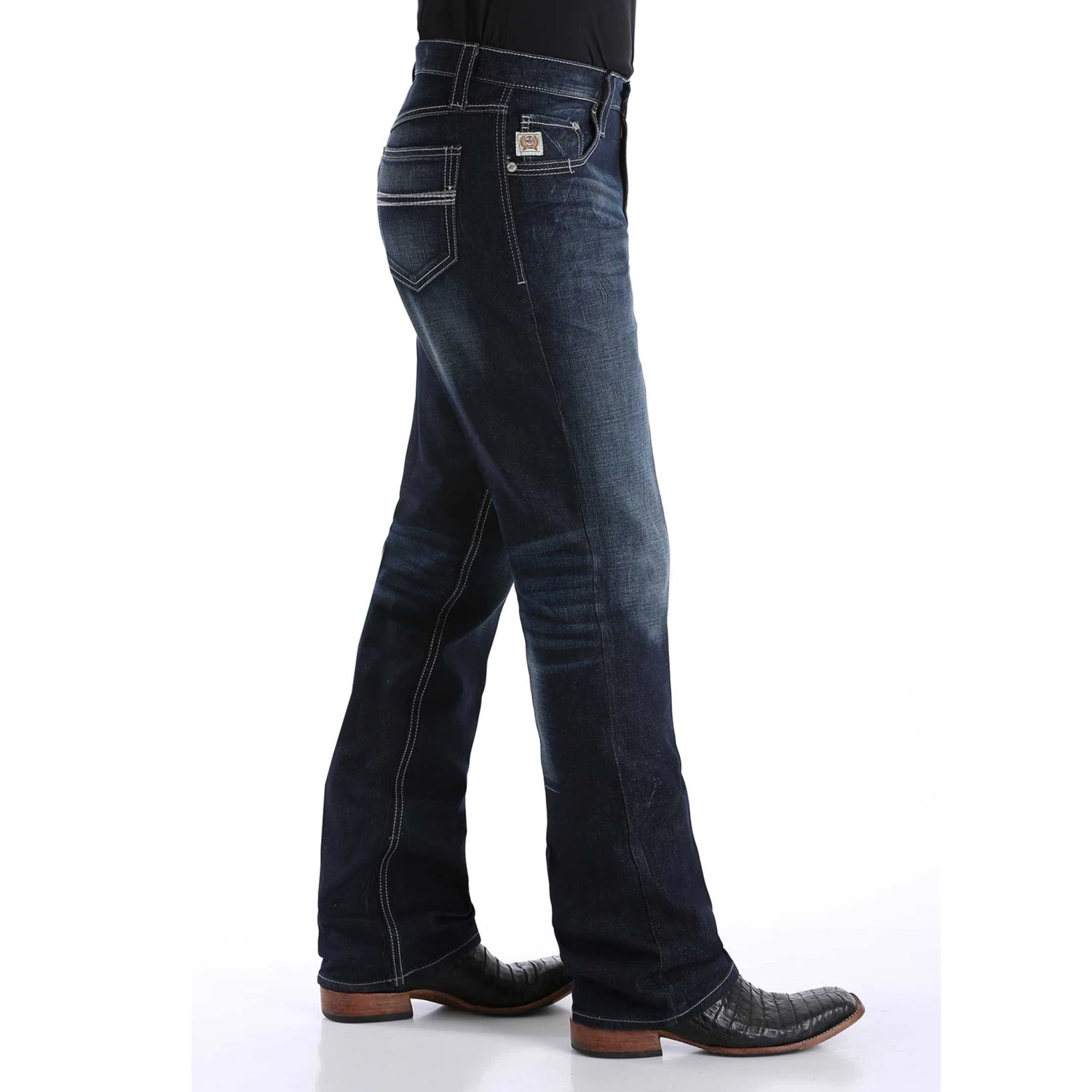 Men's Cinch Carter Dark 2.4 Relaxed Fit Bootcut Jean 5 Men's Cinch Carter Dark 2.4 Relaxed Fit Bootcut Jean - Image 3