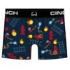 Cinch Men's Firehose Underwear Boxer Briefs -Weaver Leather Cowboy Store MXY6011003