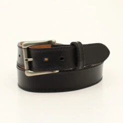 Men's Black Plain Belt