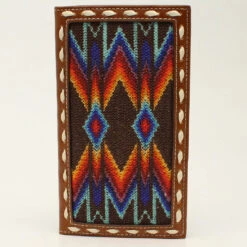 Nocona Aztec Embroidered Checkbook Cover