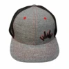 Best Ever Flat Brim Grey/Red Cap -Weaver Leather Cowboy Store PhotoRoom 20230215 103615