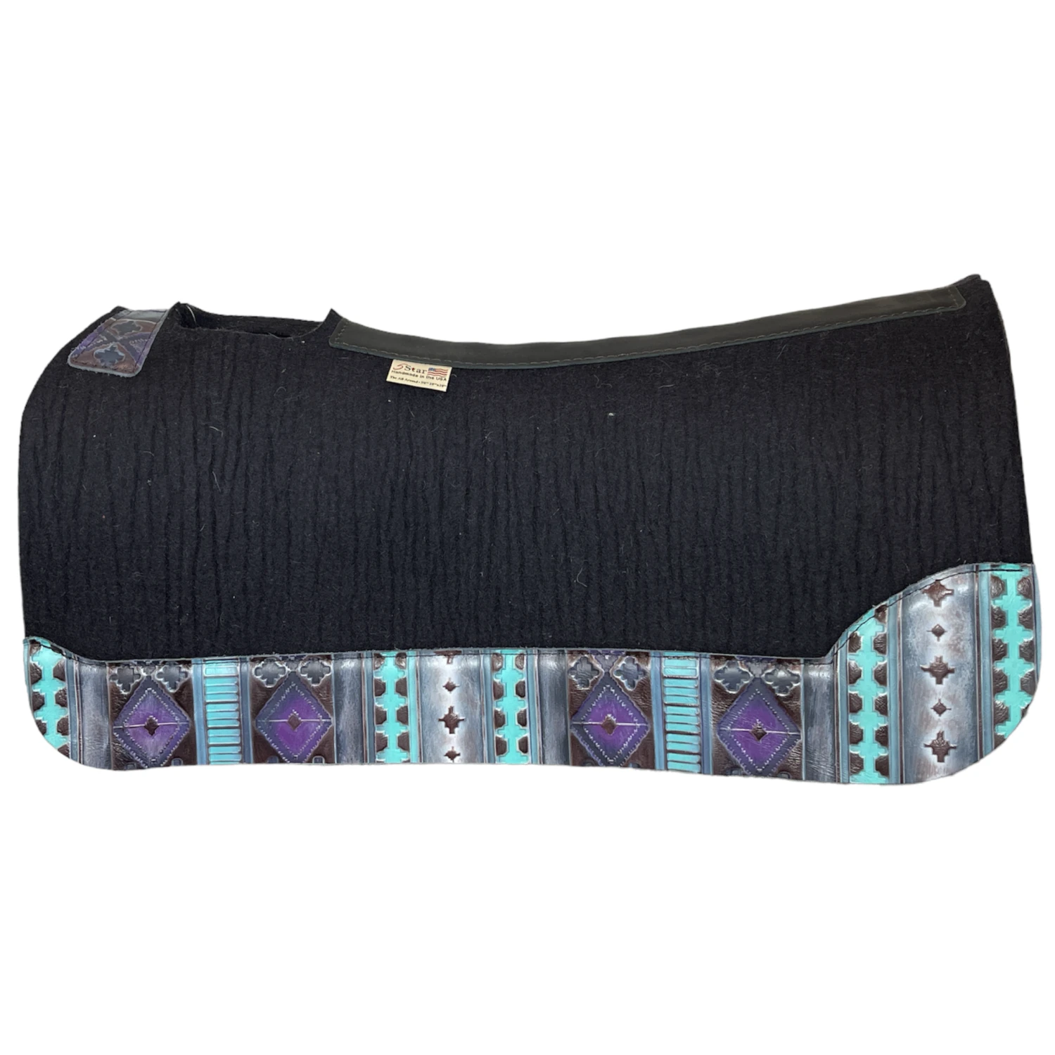 5 Star All Around Pad Black With Navajo Leathers 3 5 Star All Around Pad Black With Navajo Leathers