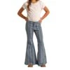 Rock & Roll Denim Girls' Bargain Button Bell Bottom Jeans -Weaver Leather Cowboy Store RRGD7PR0RV