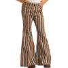 Rock & Roll Girls Multi-Strip Stretch Bell Jean-Tan/Blue 2 Rock & Roll Girls Multi-Strip Stretch Bell Jean-Tan/Blue -Weaver Leather Cowboy Store RRGD7PRZQXZ 48901