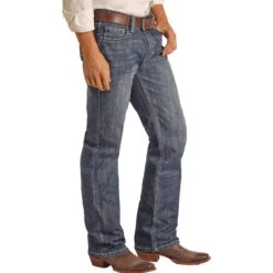 Rock & Roll Cowboy Ladder Stitch Double Barrel Jeans 8 Rock & Roll Cowboy Ladder Stitch Double Barrel Jeans -Weaver Leather Cowboy Store RRMD0SR0L5 BZ 67390