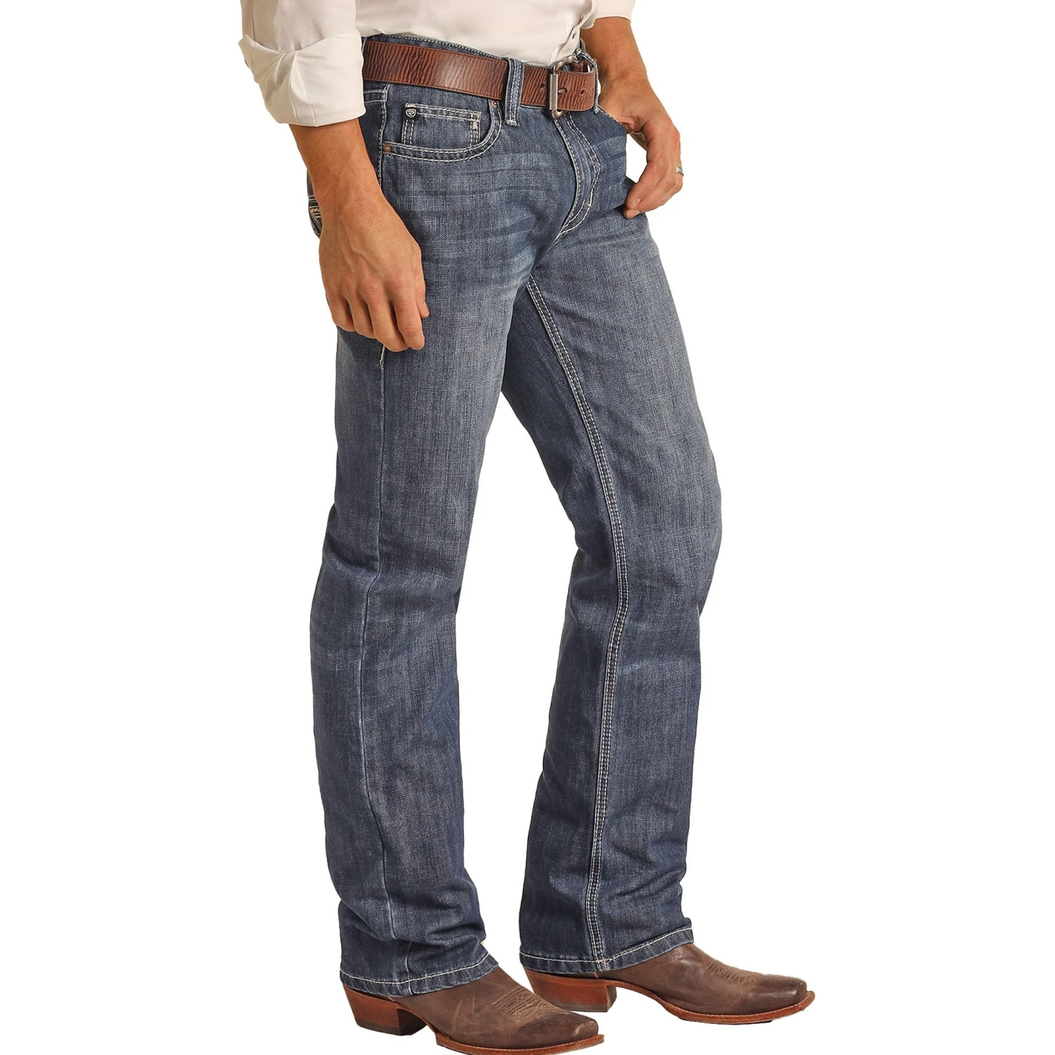 Rock & Roll Cowboy Ladder Stitch Double Barrel Jeans 5 Rock & Roll Cowboy Ladder Stitch Double Barrel Jeans - Image 3