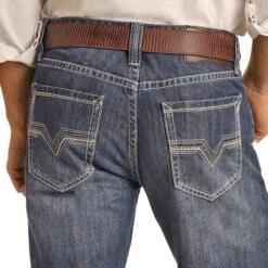 Rock & Roll Cowboy Ladder Stitch Double Barrel Jeans 9 Rock & Roll Cowboy Ladder Stitch Double Barrel Jeans -Weaver Leather Cowboy Store RRMD0SR0L5Z 07324 1
