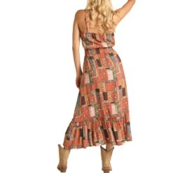 Rock & Roll Women's Multi Patch Dress -Weaver Leather Cowboy Store RRWRD0R16F A