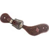 Cashel Chestnut Diamond Spur Strap Antique Buckle -Weaver Leather Cowboy Store SA SS19CAD