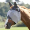 Crusader Black Tribal Fly Mask W/ Ears