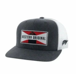 Hooey Grey & White "Holley" Cap