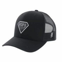 Hooey Black & White Rope Like A Girl Cap