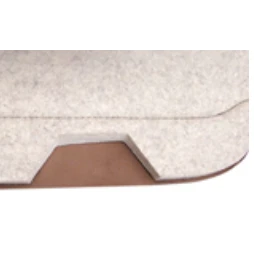5 Star The Rancher Saddle Pad - Natural W/ Cinch Cutout 4 5 Star The Rancher Saddle Pad - Natural W/ Cinch Cutout - Image 2