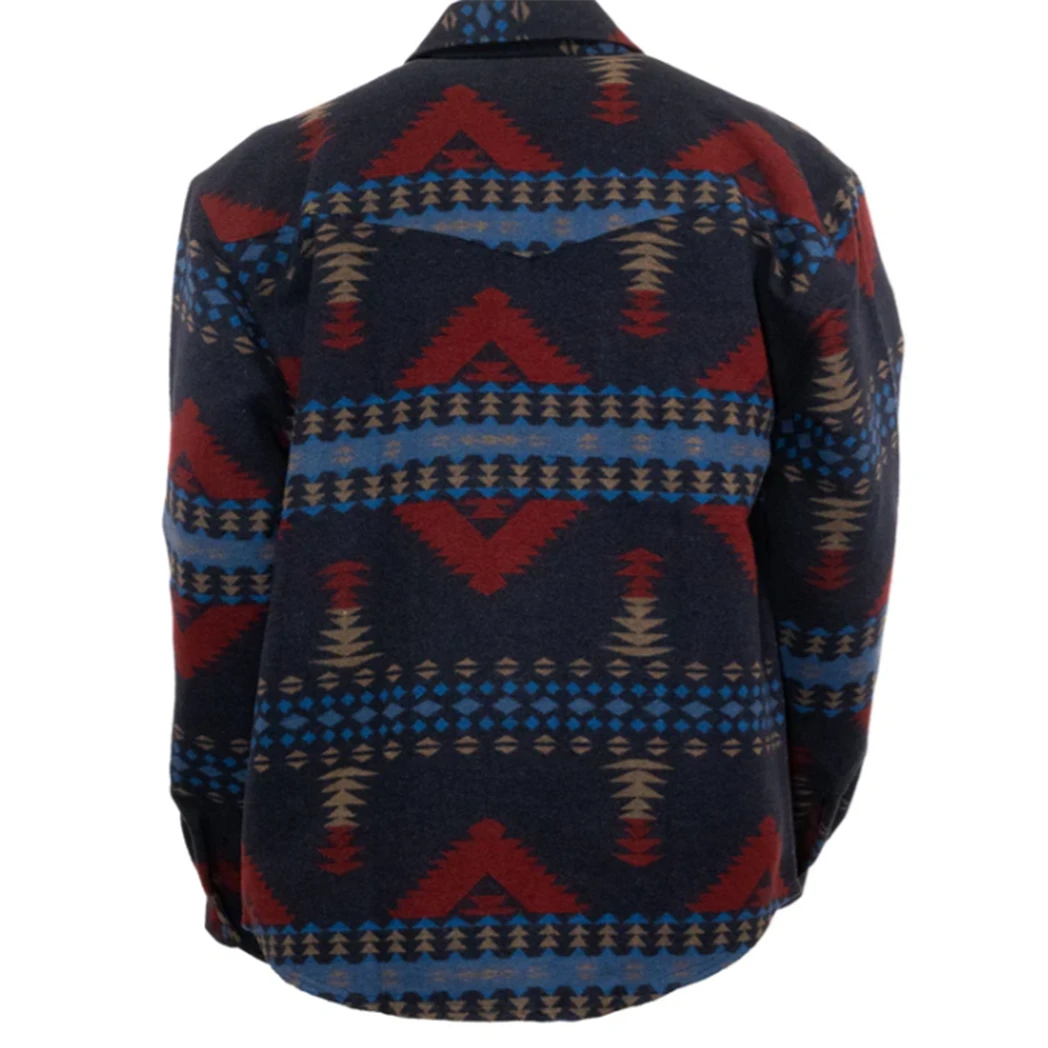 Outback Elliot Navy/Red Shacket 5 Outback Elliot Navy/Red Shacket - Image 3