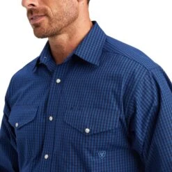 Ariat Blue Classic Snap Shirt -Weaver Leather Cowboy Store Screenshot2023 06 01133235