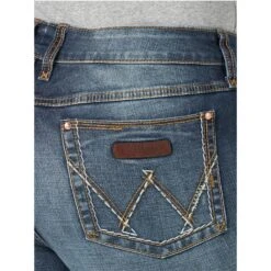 Plus Size Wrangler Retro Mid Rise Jean -Weaver Leather Cowboy Store Screenshot 20210927 160133 Chrome