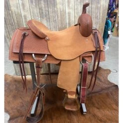 HR Saddlery 15.5 Inch Basic Ranch Cutter Saddle -Weaver Leather Cowboy Store Side 19855f27 1ee8 4d04 9741 1b0ca020ea35