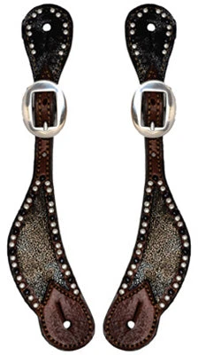 Ladies Glitter Studded Spur Straps