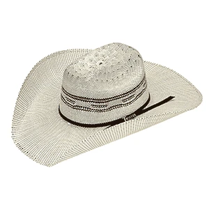 Bangora Tan Straw Hat- 4 3/8 Crown 3 Bangora Tan Straw Hat- 4 3/8 Crown