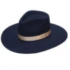 Twister Navy Felt Fedora -Weaver Leather Cowboy Store T78100003