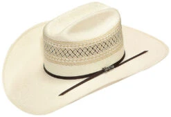 10X Shantung Hat - Tan/Ivory