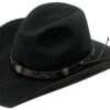 Dakota Crushable Black Wool Hat -Weaver Leather Cowboy Store Twister Crushable Wool Hat Dakota prod 57608 l 7211001