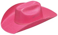 Kids Hot Pink Straw Hat